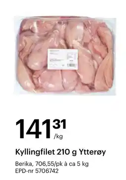 Storcash Kyllingfilet 210 g Ytterøy tilbud