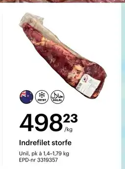 Storcash Indrefilet storfe tilbud