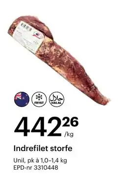 Storcash Indrefilet storfe tilbud