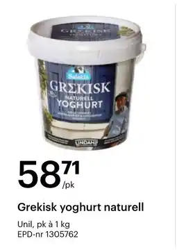 Storcash Grekisk yoghurt naturell tilbud