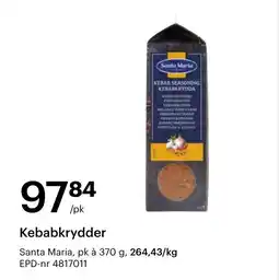 Storcash Santa Maria Kebabkrydder tilbud