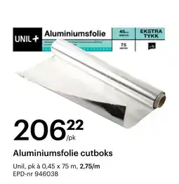 Storcash Aluminiumsfolie cutboks tilbud