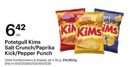 Storcash Potetgull Kims Salt Crunch/Paprika Kick/Pepper Punch tilbud