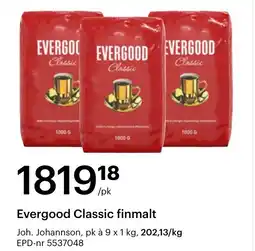 Storcash Evergood Classic finmalt tilbud