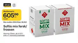 Storcash Softis mix fersk/ frossen tilbud