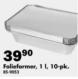 Biltema Folieformer, 1 I, 10-pk. tilbud