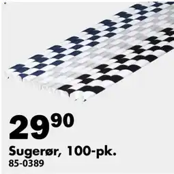 Biltema Sugerør, 100-pk. tilbud