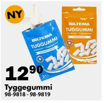 Biltema Tyggegummi tilbud