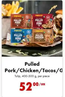 Nordby Supermarket Tulip Pulled Pork/Chicken/Tacos/G tilbud