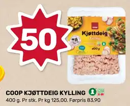 Coop Marked Coop kjøttdeig kylling tilbud