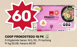 Coop Marked Coop frokostegg 18 pk tilbud