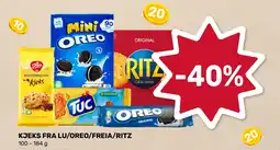 Coop Marked Kjeks fra LU/ Oreo/ Freia/ Ritz tilbud