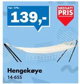 Biltema Hengekøye tilbud