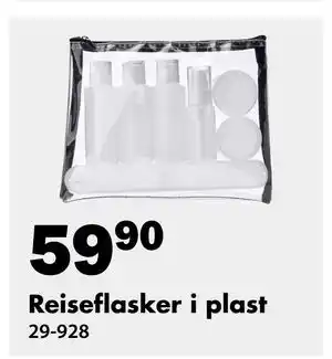 Biltema Reiseflasker i plast tilbud