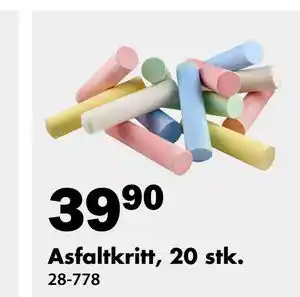 Biltema Asfaltkritt, 20 stk tilbud