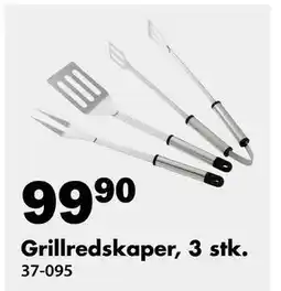 Biltema Grillredskaper, 3 stk tilbud