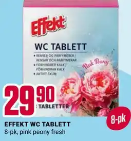 Europris EFFEKT WC TABLETT tilbud