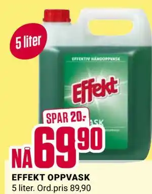 Europris EFFEKT OPPVASK tilbud