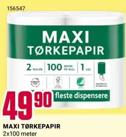Europris MAXI TØRKEPAPIR tilbud