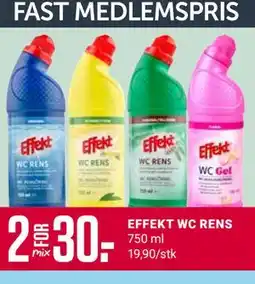 Europris EFFEKT WC RENS, Medlemspris tilbud