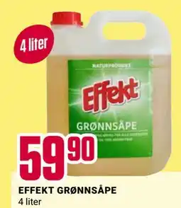 Europris EFFEKT GRØNNSÅPE tilbud