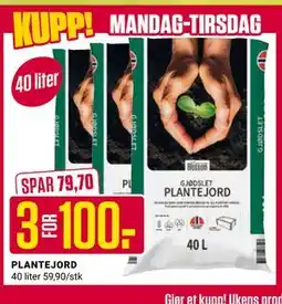 Europris PLANTEJORD tilbud