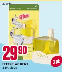 Europris EFFEKT WC RENT tilbud