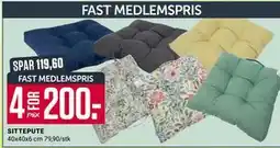 Europris SITTEPUTE, Medlemspris tilbud