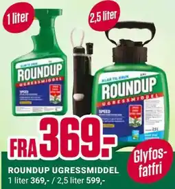 Europris ROUNDUP UGRESSMIDDEL tilbud