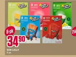 Europris SUN LOLLY tilbud