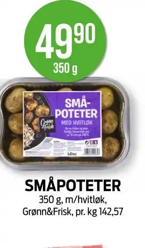 Kiwi SMÅPOTETER tilbud