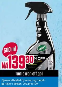 Europris Turtle iron off gel tilbud