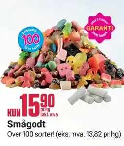 Europris Smågodt tilbud
