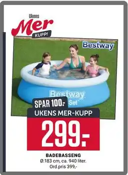 Europris BADEBASSENG, App-pris tilbud