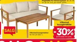 Rusta Villastad loungemøbler tilbud