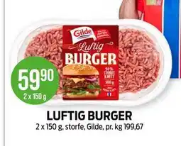 Kiwi LUFTIG BURGER tilbud