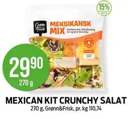 Kiwi MEXICAN KIT CRUNCHY SALAT tilbud