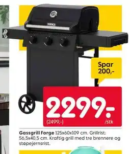 Rusta Gassgrill Forge tilbud