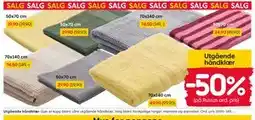 Rusta Utgående håndklær tilbud