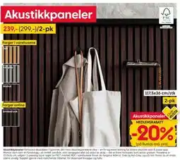 Rusta Akustikkpaneler, Medlemspris tilbud