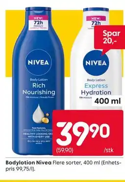 Rusta Bodylotion Nivea tilbud