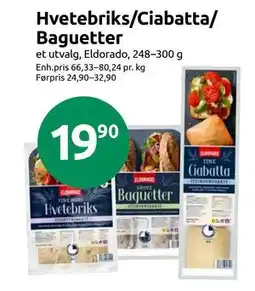 Joker Hvetebriks/Ciabatta/ Baguetter tilbud
