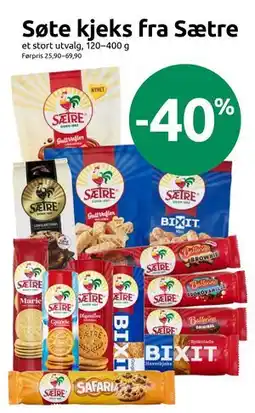 Joker Søte kjeks fra Sætre tilbud