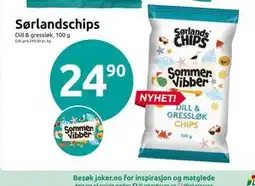 Joker Sørlandschips tilbud