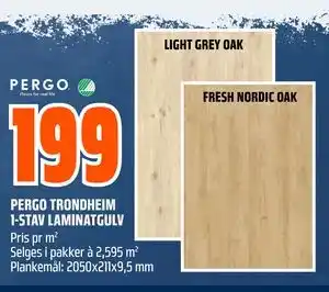 PERGO TRONDHEIM 1-STAV LAMINATGULV