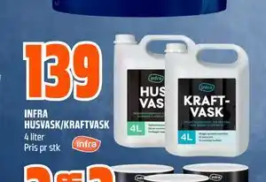 Obs Bygg INFRA HUSVASK/KRAFTVASK tilbud