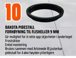 Obs Bygg DAKOTA PIDESTALL FORHØYNING TIL FLISHELLER 9 MM tilbud
