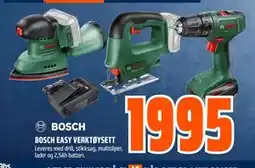 Obs Bygg BOSCH EASY VERKTØYSETT tilbud