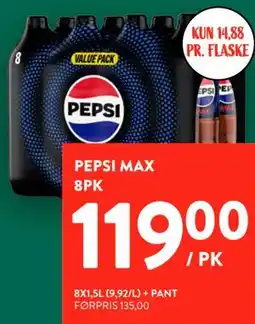 Jacobs PEPSI MAX 8PK tilbud