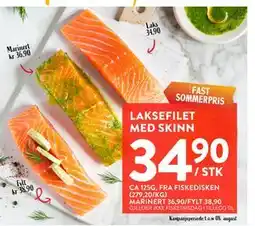 Jacobs LAKSEFILET MED SKINN tilbud